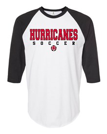 PISA Hurricanes 3/4 Sleeve Raglan T - Orders due Friday, January 26, 2024